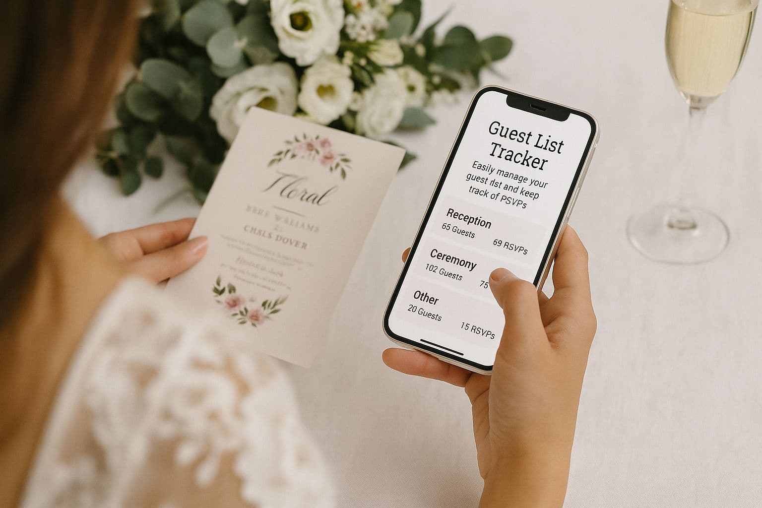Guest list planning on mobile