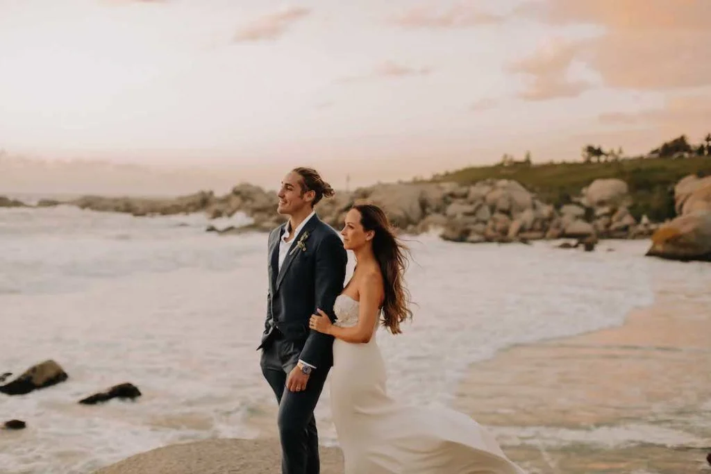 A stylist?s romantic California wedding with stunning guest fashion to match