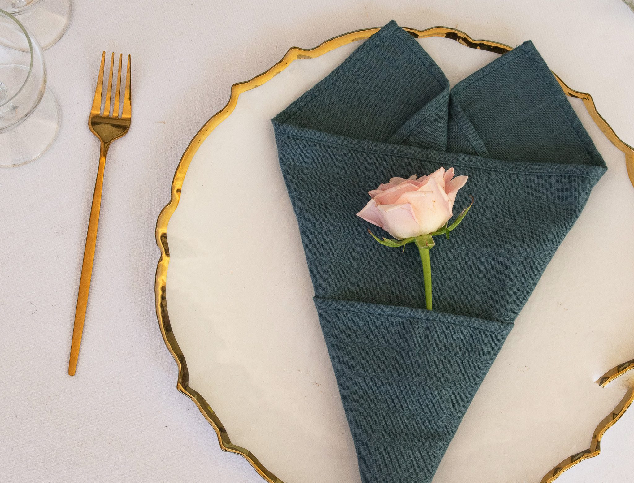 Navy Organic Napkins