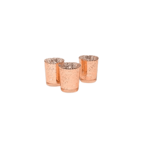 Rosegold votives