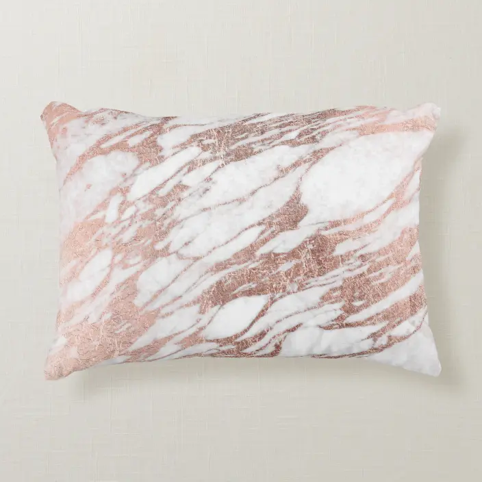 White & Rosegold Cushions